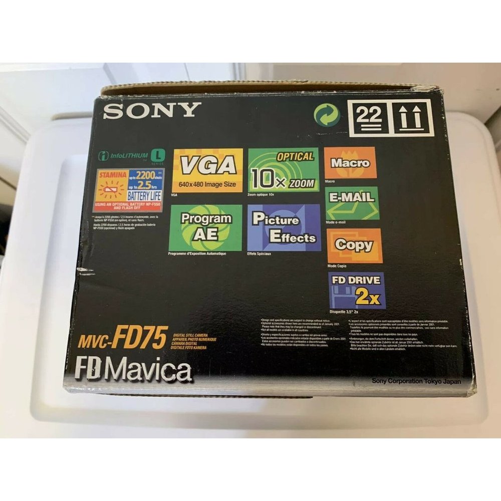 Sony MVC-FD75 FD Mavica‎ 0.3MP Digital Camera - Picture 4 of 12
